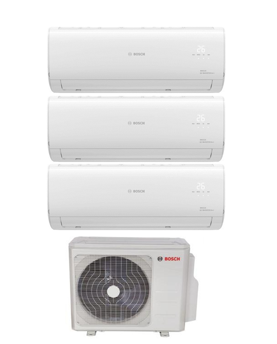 Bosch Multi Split İnverter Klima 36000 Btu 1 Dış + 3 İç Ünite 9000+ 18000 + 24000 Btu