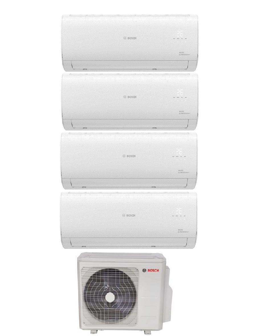 Bosch Multi Split İnverter Klima 42000 Btu 1 Dış + 4 İç Ünite 9000 + 9000 + 18000 + 18000 Btu
