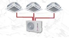 Fujiplus Multi Kaset İnverter Klima 28000 Btu 1 Dış + 3 İç Ünite 12000 + 12000 + 12000 Btu