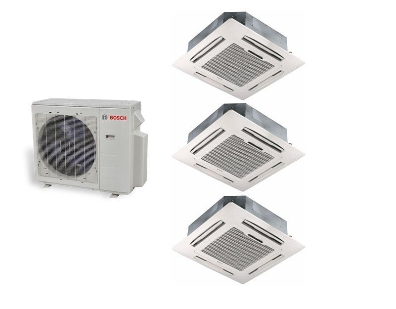 Bosch Multi Kaset Tipi İnverter Klima 42000 Btu 1 Dış + 3 İç Ünite 12000 + 18000 + 24000 Btu