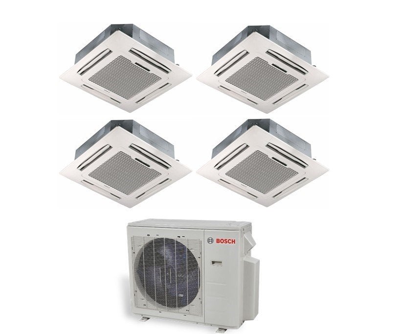 Bosch Multi Kaset Tipi İnverter Klima 42000 Btu 1 Dış + 4 İç Ünite 12000 + 12000 + 12000 + 12000 Btu