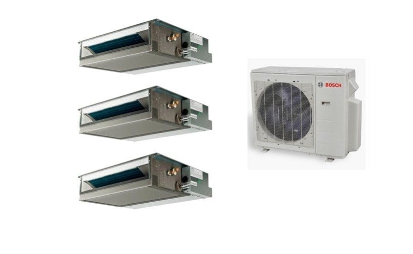 Bosch Multi Kanallı İnverter Klima 42000 Btu 1 Dış + 3 İç Ünite 12000 + 18000 + 18000 Btu