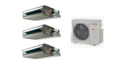 Bosch Multi Kanallı İnverter Klima 36000 Btu 1 Dış + 3 İç Ünite 9000 + 18000 + 18000 Btu