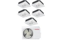 Hantech Multi Kaset İnverter Klima 42000 Btu 1 Dış +5 İç 9000+9000+9000+9000+9000 Btu
