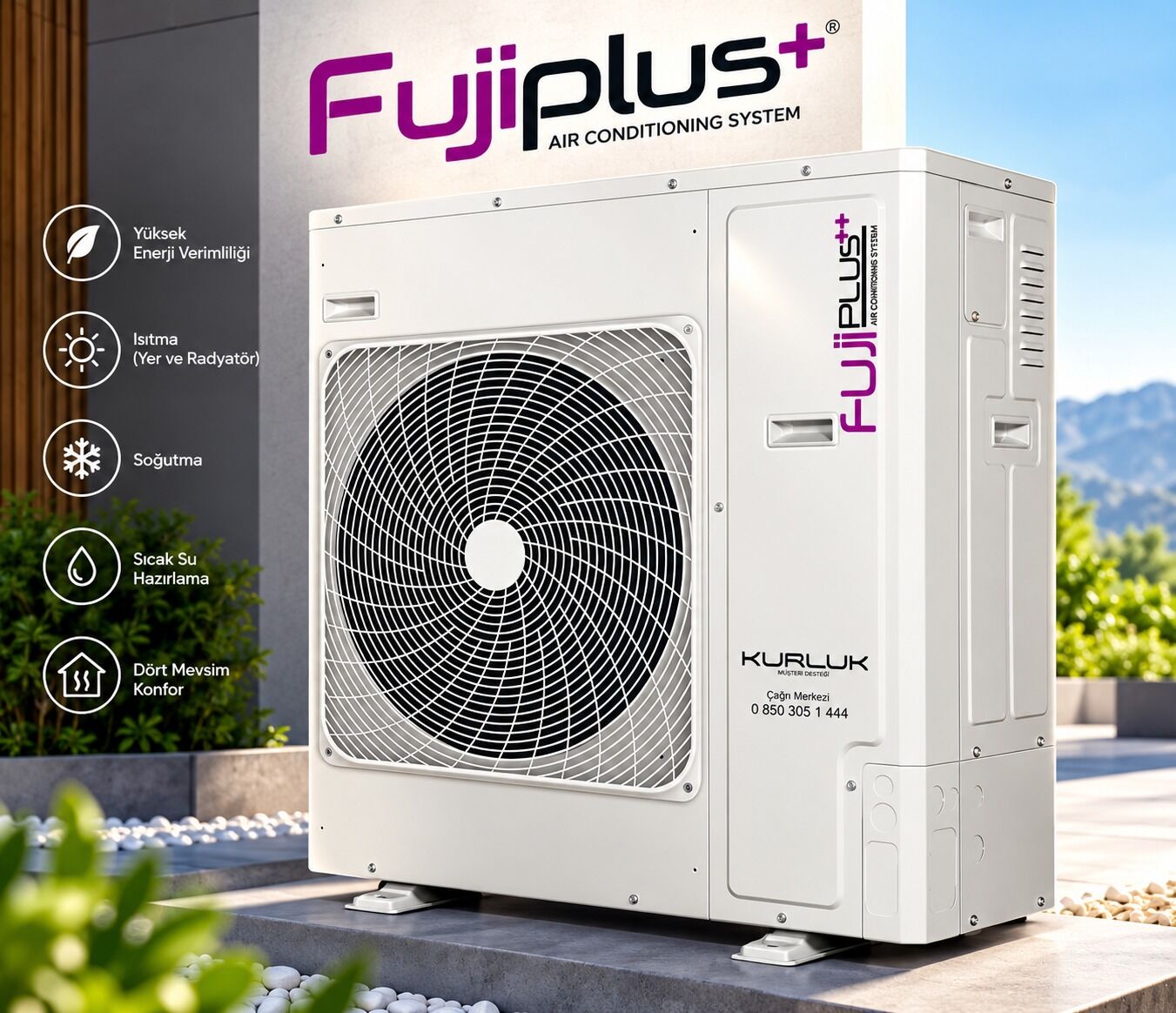 Fujiplus 11 Kw Isı Pompası Monoblok