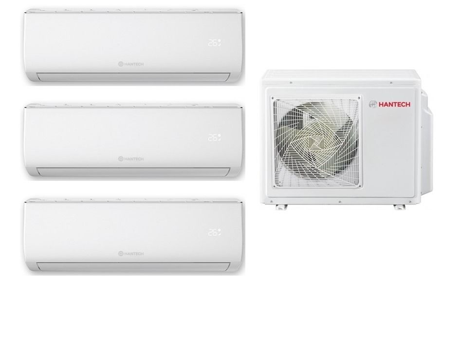 Hantech Multi Split İnverter Klima 32000Btu 1 Dış +3 İç 9000+9000+24000 Btu