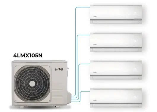 AİRFEL MULTİ KLİMA 9+9+9+18 İÇ 4LMX105 DIŞ (MONTAJ DAHİL)