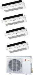 Viessmann Vitoclima Multi Tek Yön Kaset 12+12+12+12 İç (F3100M3) Dış Ünite
