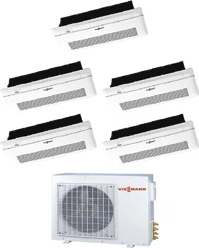 Viessmann Vitoclima Multi Tek Yön Kaset 9+9+12+12+18 İç ( DIŞ F3120M3) Dış Ünite