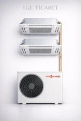 Viessman Multi Kaset İnverter Klima 18000 Btu 1 Dış + 2 İç Ünite 12000 + 9000 Btu