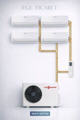 Viessmann Multi split İnverter Klima 35000 Btu 1 Dış + 4 İç Ünite 9000 + 9000 + 12000 + 18000Btu