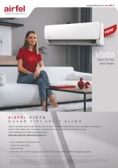 AİRFEL MULTİ KLİMA VİSTA SERİSİ 9+12 İÇ 2LMX50 DIŞ (MONTAJ DAHİL)