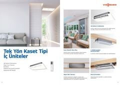 Viessmann Vitoclima Multi Tek Yön Kaset iç 9 + 9 +18 iç 28 ( O4F3080M2) dış