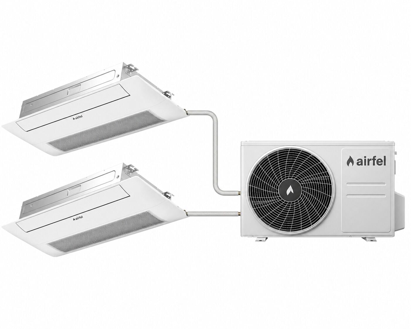 AİRFEL MULTİ 2LMX50N 18.000 BTU/h DIŞ 9 + 18 İÇ TEK YÖN KASET TİPİ KLİMA (MONTAJ DAHİL)