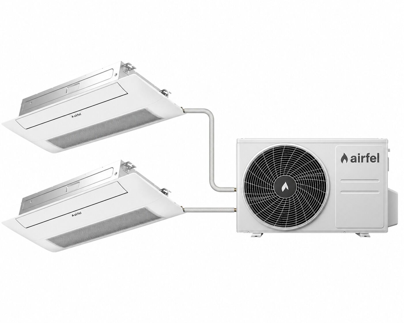 AİRFEL MULTİ 2LMX50N 18.000 BTU/h  DIŞ 12+ 12 İÇ TEK YÖN KASET TİPİ KLİMA (MONTAJ DAHİL)