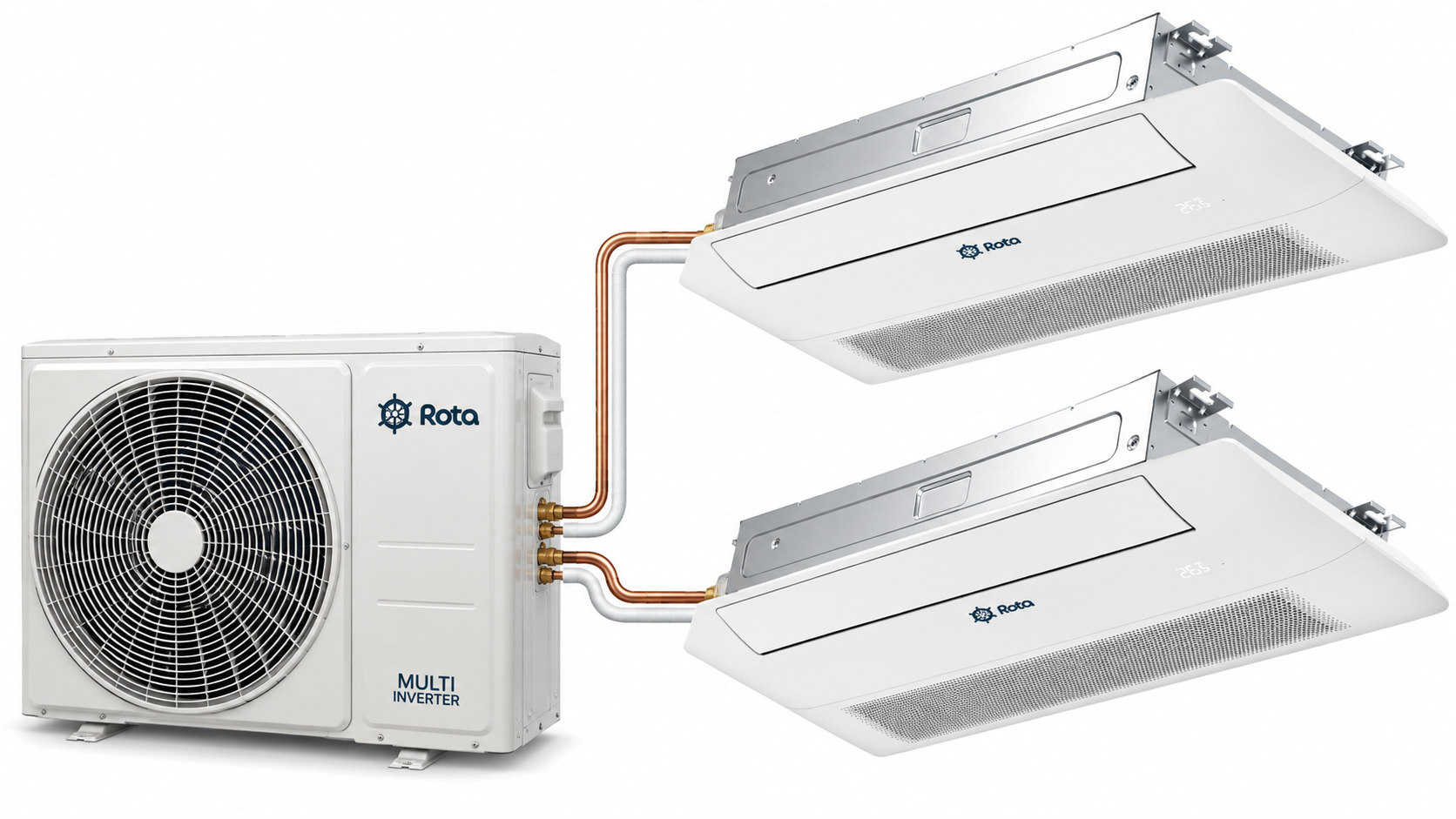 ROTA MULTİ TEK YÖN KASET 9 + 12 İÇ 18000 BTU DIŞ