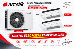 Arçelik Multi Tek Yön Kaset 9+18 İç 18 Dış