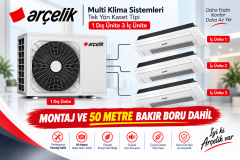 Arçelik Multi Tek Yön Kaset 12+12+18 İç 36 Dış