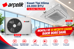 Arçelik ARÇELİK AECCU240/241 - 24.000 BTU KASET TİPİ KLİMA