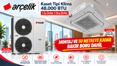Arçelik AECCA480/AECCA481 48000 BTU Inverter Kaset Tipi Trifaze Klima