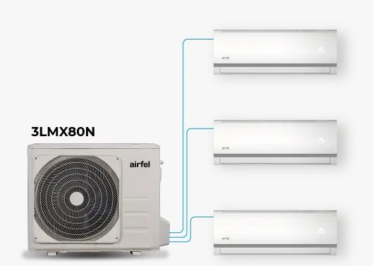 AİRFEL MULTİ KLİMA 12+12+12 İÇ 3LMX80 DIŞ