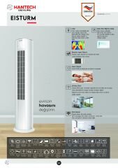 HANTECH EISTURM 24 000 BTU/H İNVERTER SALON TIPI KLIMA