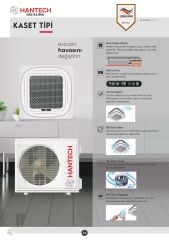 Hantech 24 000 Btu/h Kaset Tipi İnverter Klima