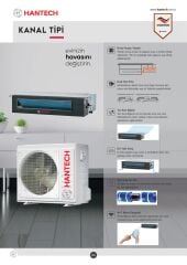 Hantech 42 000 Btu/h Kanallı Tip Inverter Klima