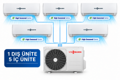 Viessmann Vitoclima O2F3120M2 Multi Split 7+7+12+12+18 İç 42 Dış Ünite