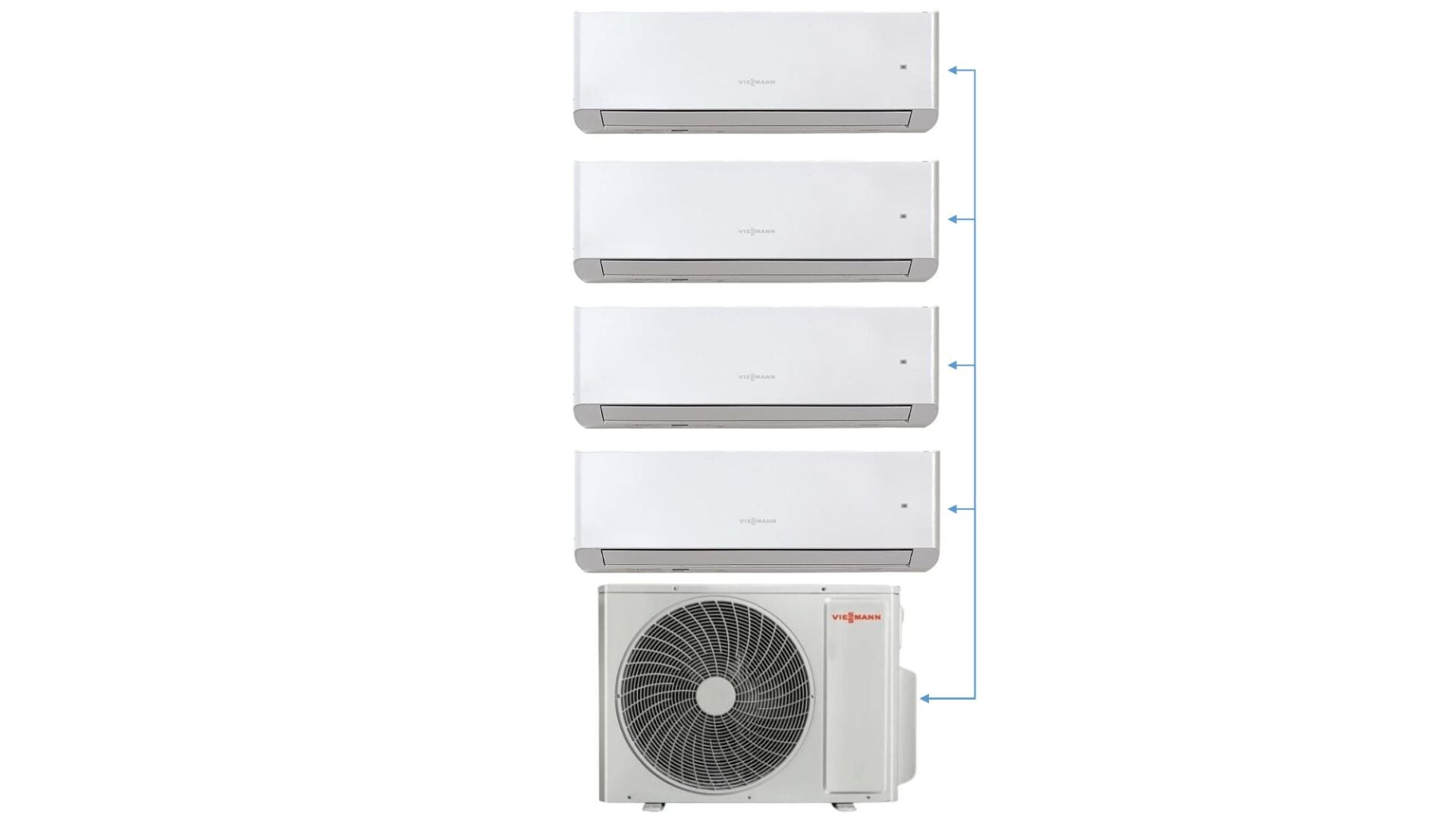 Viessmann Vitoclima Multi Split 9+9+9+24 İç 36 Dış Ünite