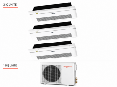 Viessmann Vitoclima Multi Tek Yön Kaset 9+9+21 iç 35 (O4F3100M3) dış
