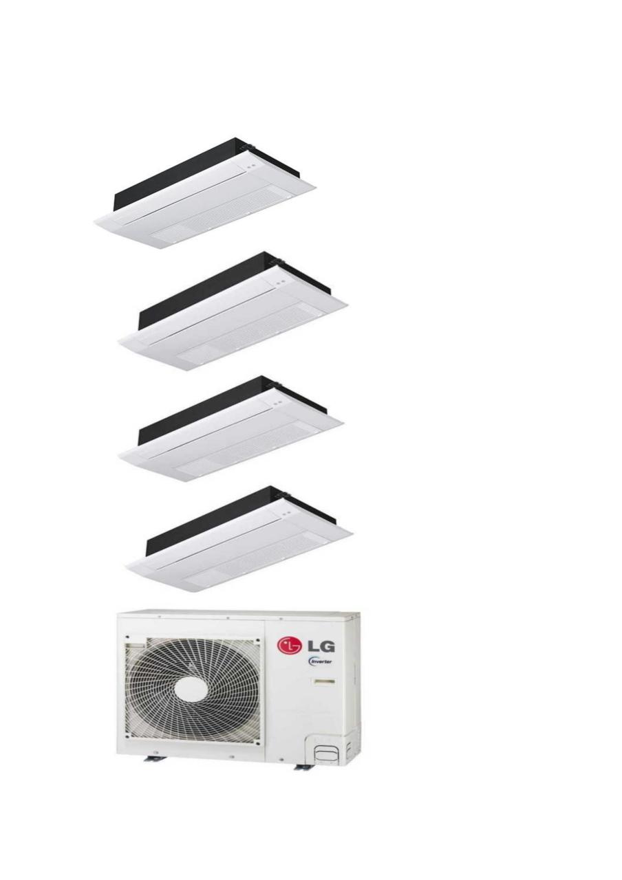 LG Multi Tek Yön Kaset Tipi Klima A++ 12+12+12+12 iç 30 Dış Ünite (Montaj Hariç Fiayattır)